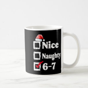 ナイス なughty 6 7 メーム 67 クリスマス シックス セブン Xmas コーヒーマグカップ