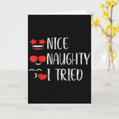 ナイス ナウティ アイ トライズ カード (黄色い花)