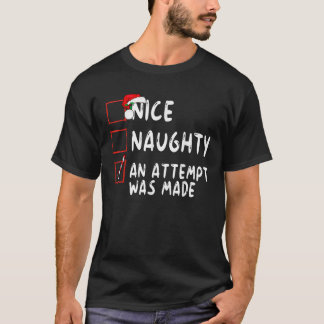 ナイス ネイティー クリスマス サンタ 挑戦状 Tシャツ