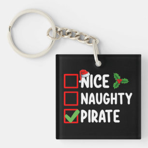ナイス・ノーティパイレーツの家族おそろいクリスマスリスト キーホルダー