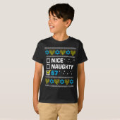 ナイス+ノーティー+67+シックス+セブン+おしゃれハヌカ・セーター Tシャツ (正面フル)