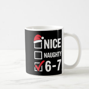 ナイス ノーティー 6 7 メメ おもしろ クリスマス 6 7 Xmas コーヒーマグカップ