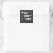 ナイス ノーティー F-Caw-F 楽しいサンタ ノーティー スクエアシール (バッグ)