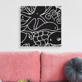 ナイター・スイミング キャンバスプリント (インサイチュ (リビング))