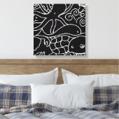 ナイター・スイミング キャンバスプリント (インサイチュ (寝室))