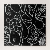 ナイター・スイミング ジグソーパズル (横)