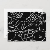 ナイター・スイミング ポストカード (正面/裏面)