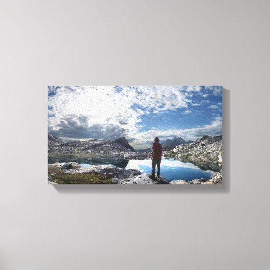 ナイダイバーレイクス – アンセルアダムス荒野 – シエラ キャンバスプリント (正面)