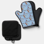 ナイチンゲール 鍋つかみ&鍋敷きセット (正面/裏面)