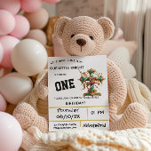 ナイツインアーマーパーティーファースト誕生日 招待状