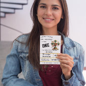 ナイツインアーマーパーティーファースト誕生日 招待状