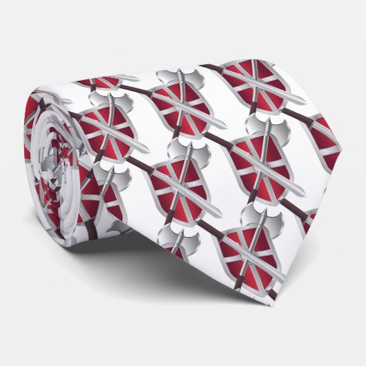 ナイツインウォリアーズバイキングマスコットサッカーネクタイ ネクタイ (ロール)