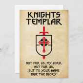 ナイツインテンプルヴィンテージクロスミドルエイジズアート シーズンカード (正面/裏面)