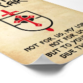 ナイツインテンプルヴィンテージクロスミドルエイジズアート ポスター (角)