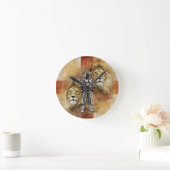 ナイツインテンプル001 ラウンド壁時計 (ホーム)