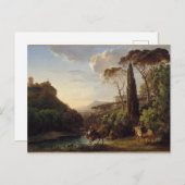 ナイツインランドスケープイタリアンエフエマラヴィンテージアート ポストカード (正面/裏面)