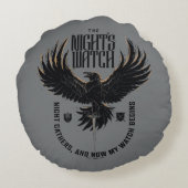 『ナイツウォッチのモットー』 ラウンドクッション (裏面)