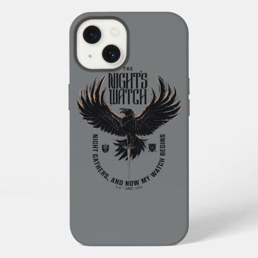 ナイツウォッチのモットー iPhoneケース (裏面)