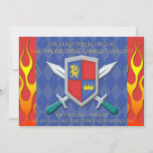 ナイツオブザラウンドテーブルキャメロットパーティー招待状 招待状 (裏面)