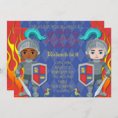 ナイツオブザラウンドテーブルキャメロットパーティー招待状 招待状 (正面/裏面)