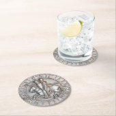 ナイツテンプラのコースター ラウンドペーパーコースター (インサイチュ)