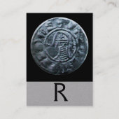 ナイツテンプラーモノグラムグレー紙のシール 名刺 (裏面)