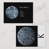ナイツテンプラーモノグラムパール紙の封印 名刺 (正面/裏面)