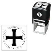 ナイツテンプラールクラセズクロスリターンラベル セルフインキングスタンプ (インサイチュ)