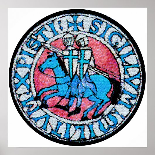 ナイツテンプラールシール ポスター (正面)