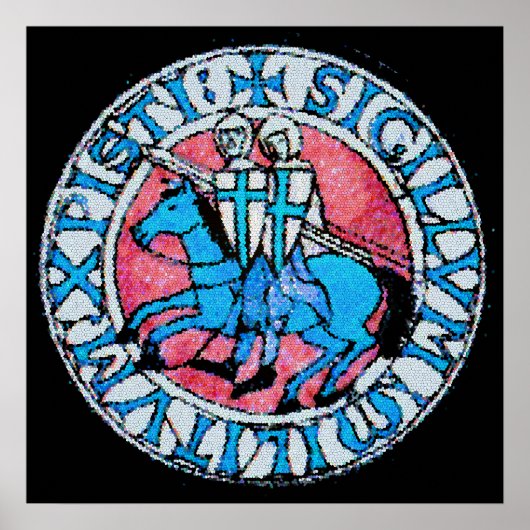 ナイツテンプラールシール ポスター (正面)