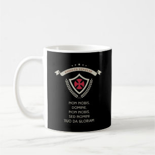 ナイツテンプラーMOTTO中世十字軍 コーヒーマグカップ