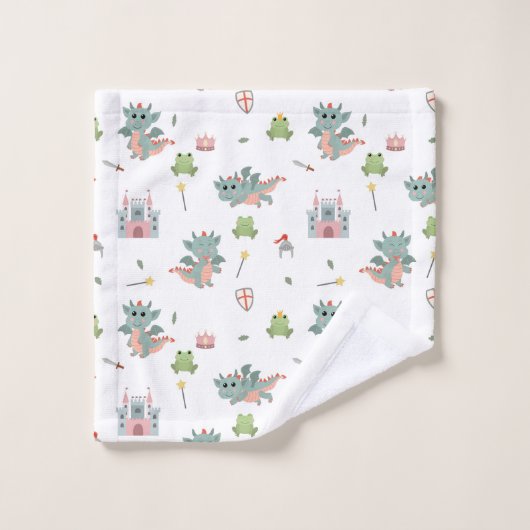 ナイツフェアユタリー中世キャッスル子供部屋 バスタオルセット (ウォッシュタオル)