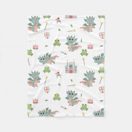 ナイツフェアユタリー中世キャッスル子供部屋 フリースブランケット