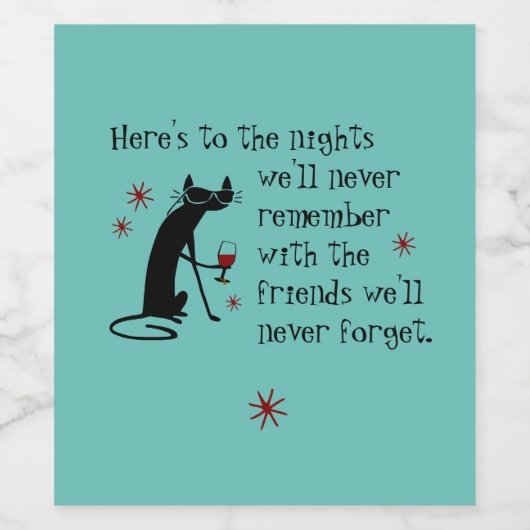 ナイツフレンドズワイントーストはこちら ワインラベル (シングルラベル)