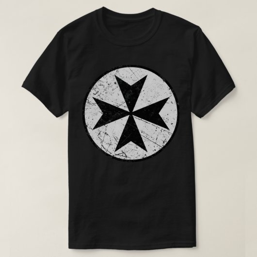 ナイツホスピタラーオーダークロス Tシャツ (デザイン正面)