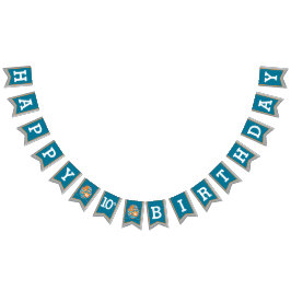 ナイツ中世ハッピーバースデー10番目の灰色のバンティング バンティングフラッグ