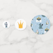 ナイツ&ドラゴンズ|誕生日テパーソナライズされたーブル コンフェッティ (裏面)