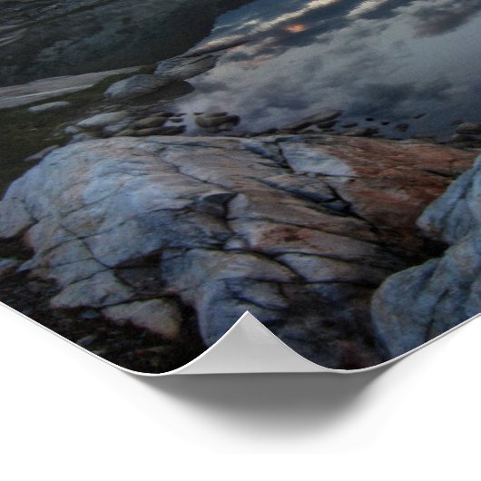 ナイディバーレイクスサンライズアンセルアダムスウィルダネス ポスター (角)