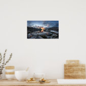 ナイディバーレイクスサンライズアンセルアダムスウィルダネス ポスター (キッチン)