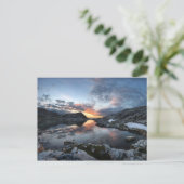 ナイディバーレイクスサンライズアンセルアダムスウィルダネス ポストカード (スタンド正面)