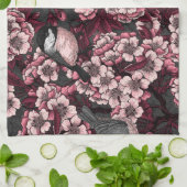 ナイトさくらんぼ園 キッチンタオル (折り畳み)