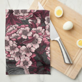 ナイトさくらんぼ園 キッチンタオル (四つ折り)