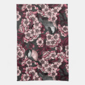 ナイトさくらんぼ園 キッチンタオル (縦)