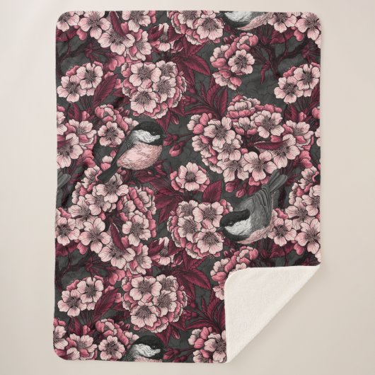 ナイトさくらんぼ園 シェルパブランケット (正面)