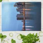 ナイトアットネイビーピア キッチンタオル (折り畳み)