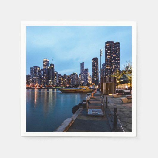 ナイトアットネイビーピア スタンダードカクテルナプキン (正面)