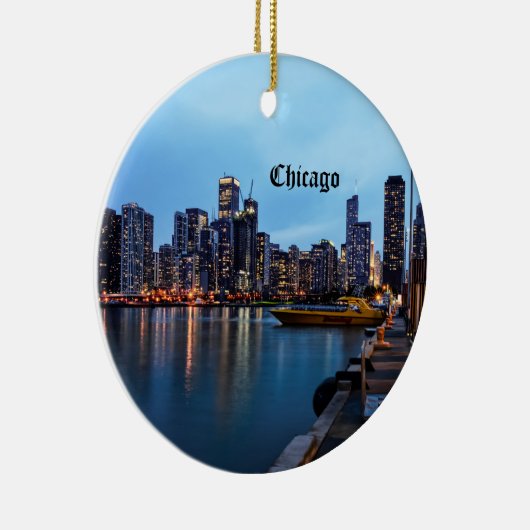 ナイトアットネイビーピア セラミックオーナメント (右)