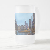 ナイトアットネイビーピア フロストグラスビールジョッキ (正面右)