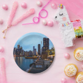 ナイトアットネイビーピア ペーパープレート (パーティー)