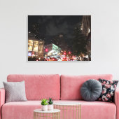 ナイトアットリンカーンセンターNYCニューヨーク写真 キャンバスプリント (インサイチュ (リビング))